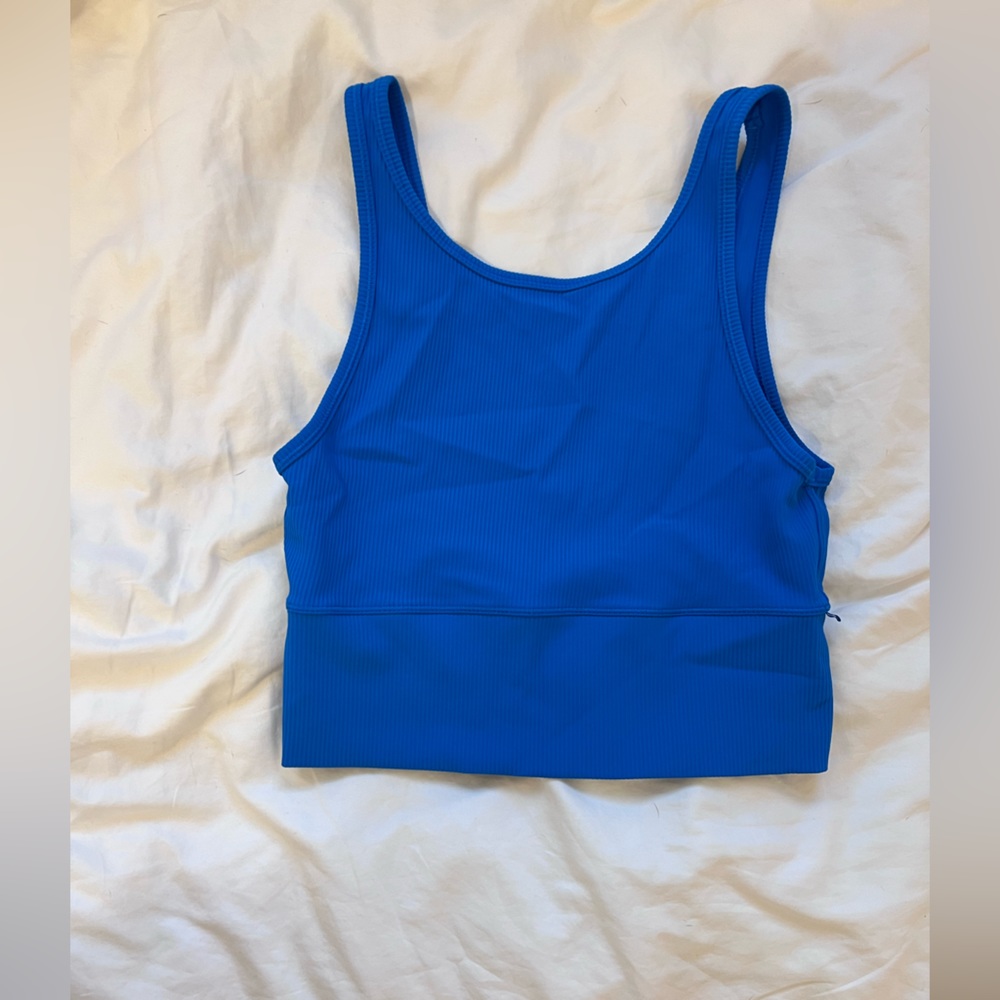 Lululemon ribbed high neck tank